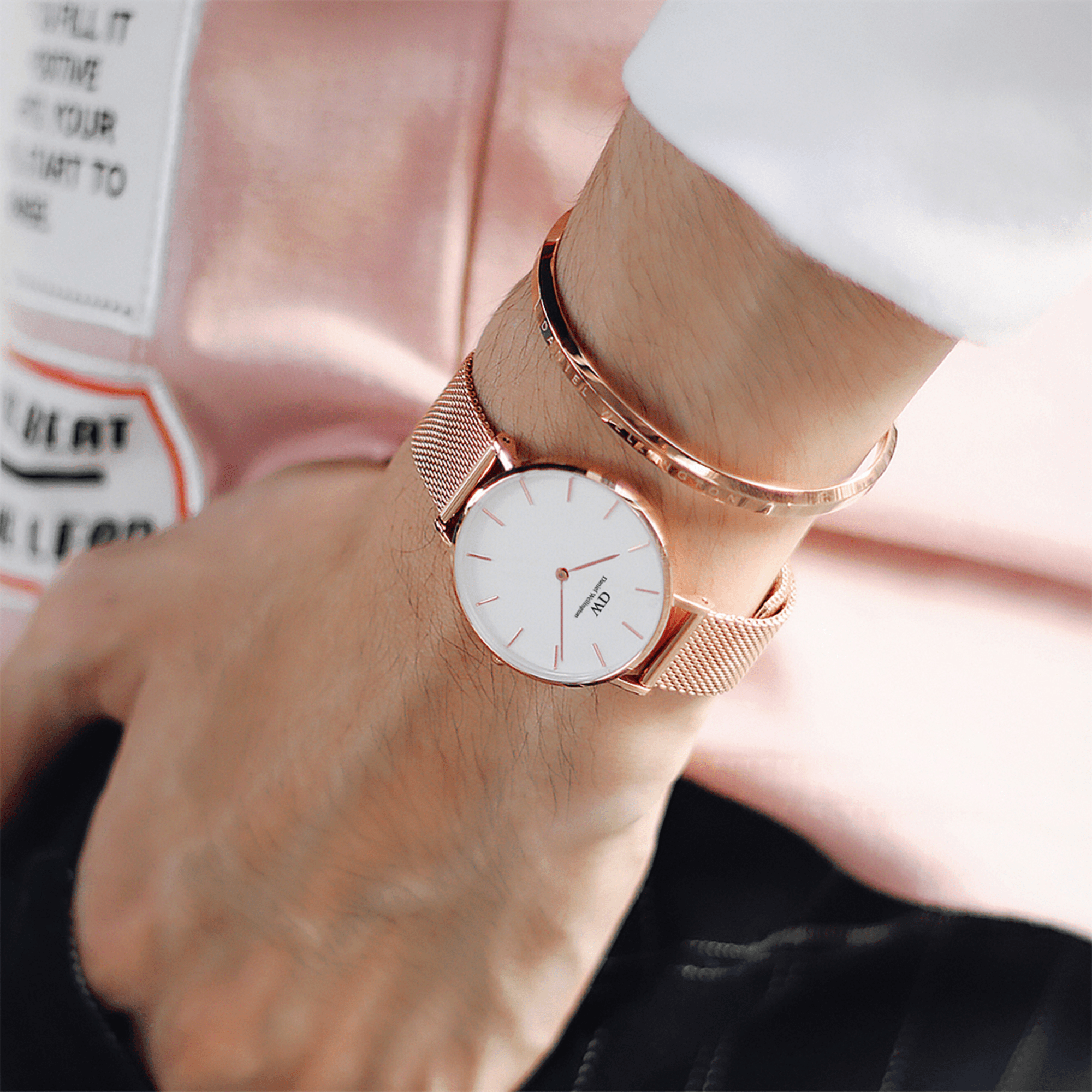 Pulseira Daniel Wellington Rosegold Classic Cuff