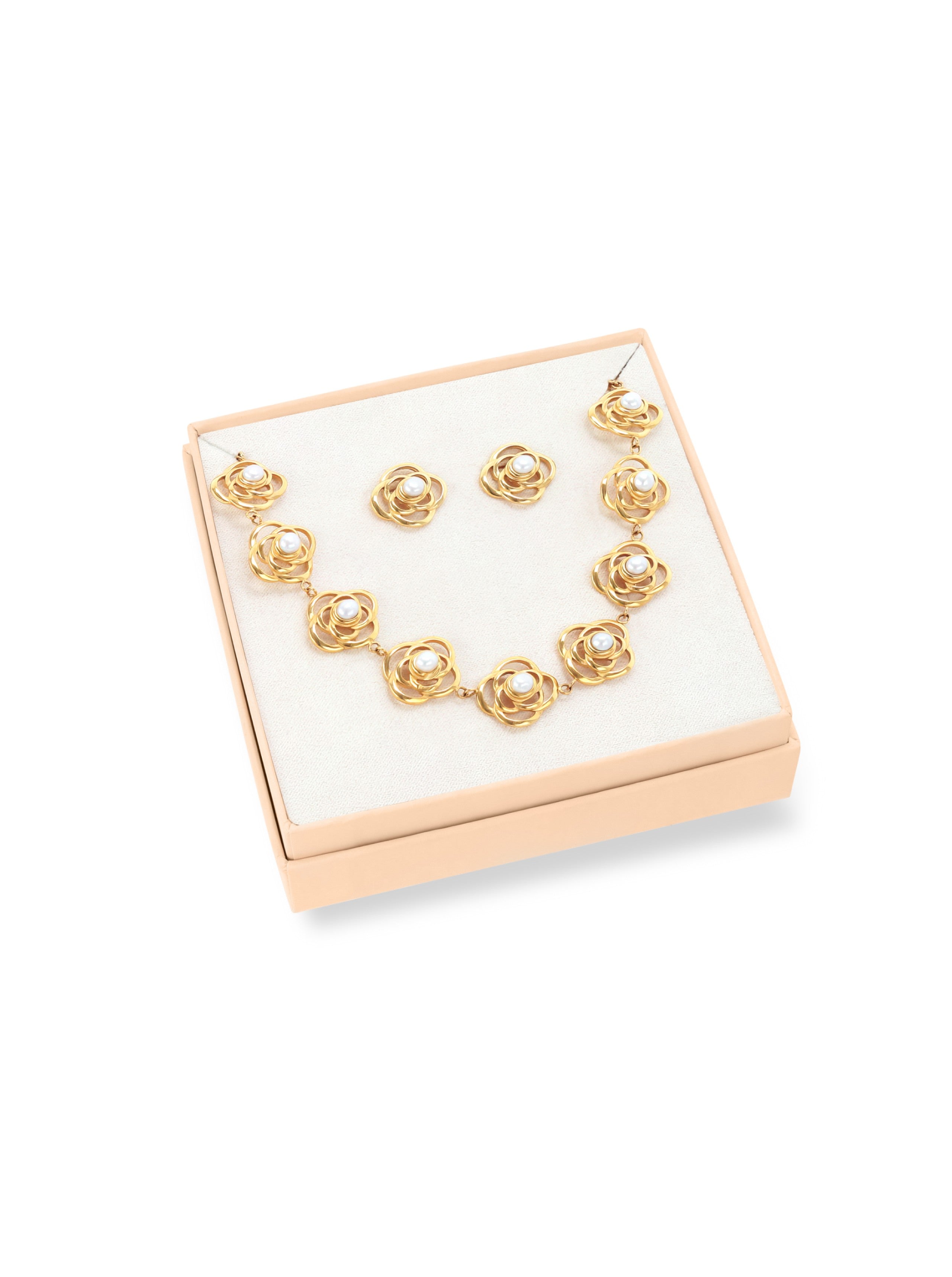 Set Colar & Brincos One Senhora Rose - Ana Joalheiros