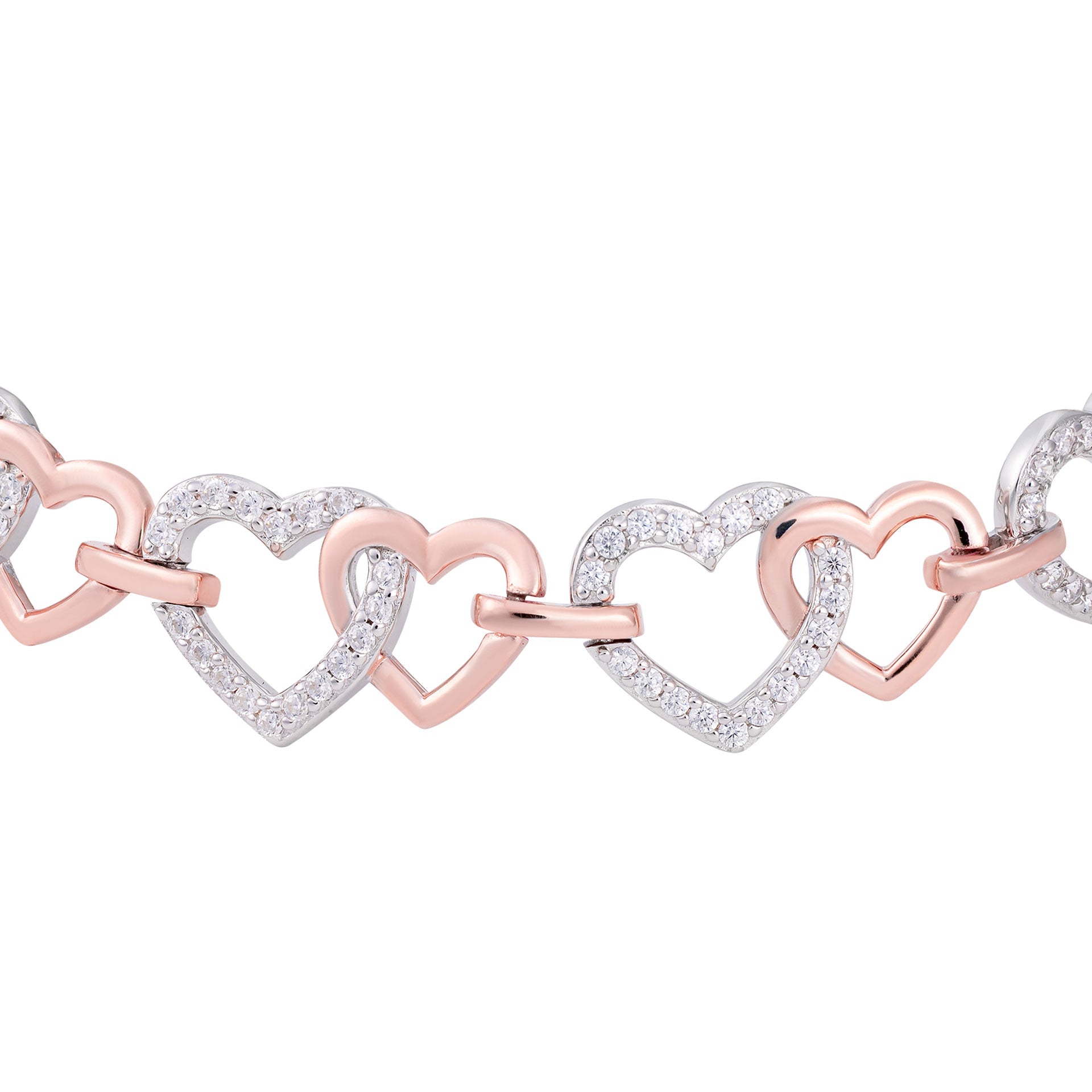 Pulseira Unike Hearts Chain
