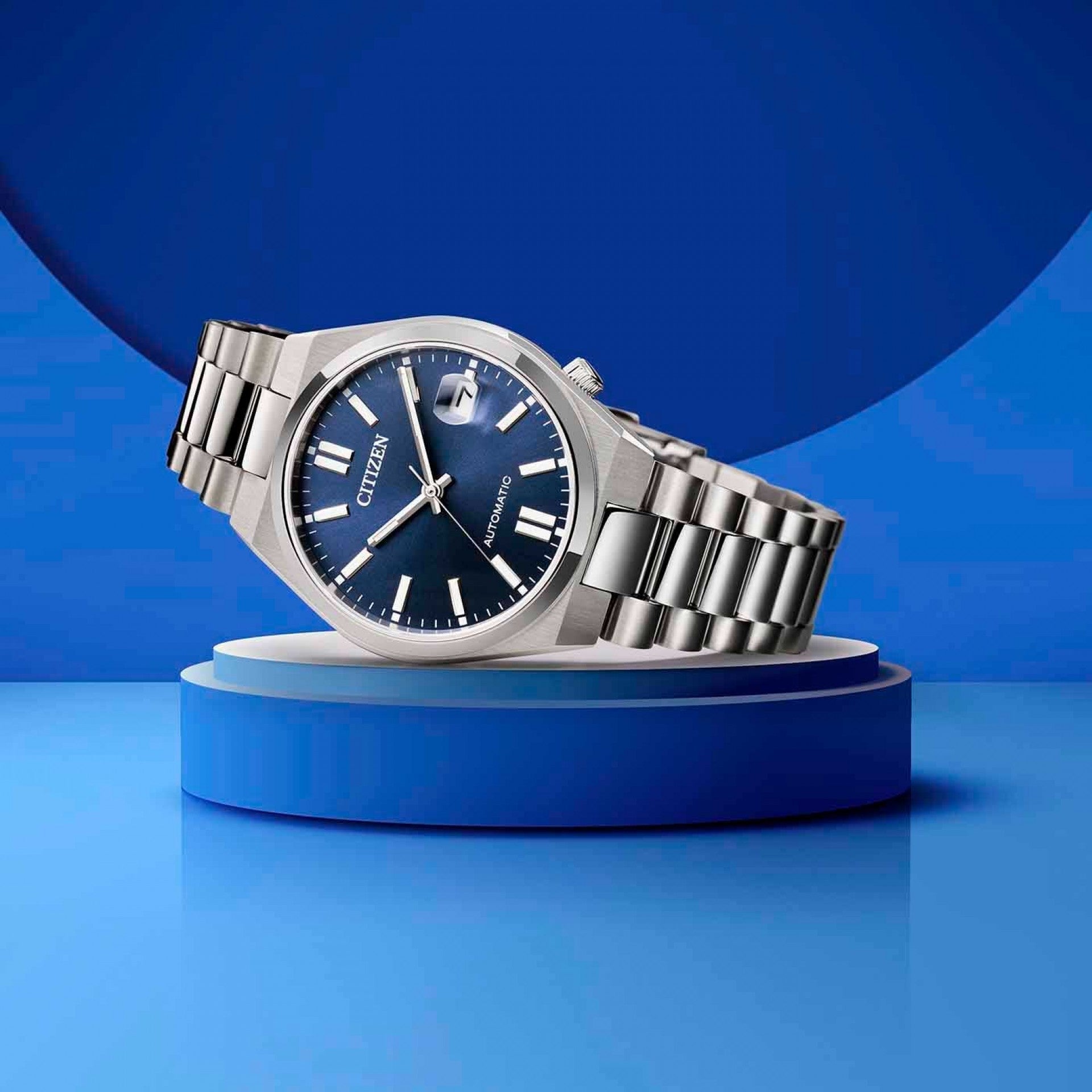Relógio Citizen Automatico Tsuyosa SS Sapphire