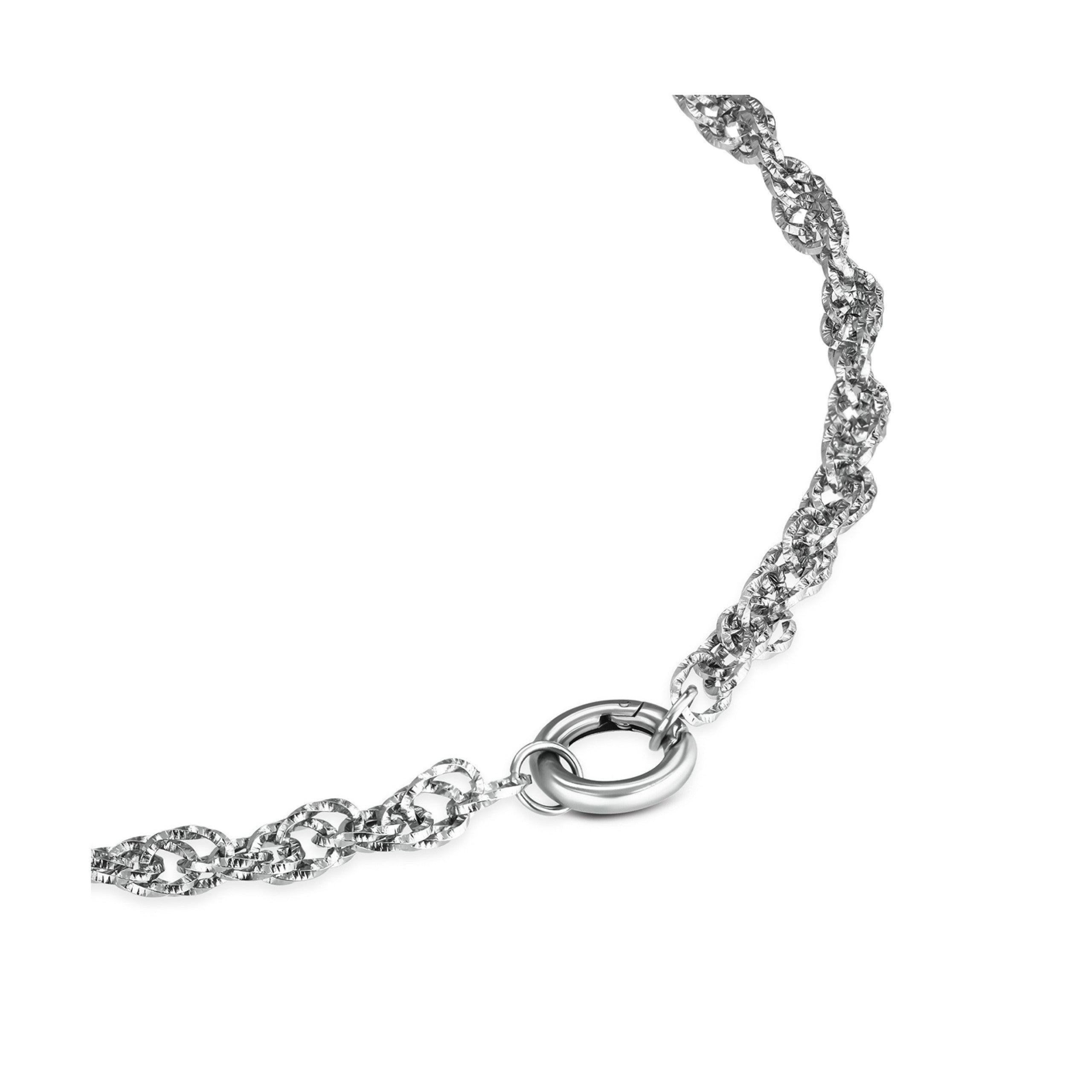 Colar One Energy Master Union Double Silver
