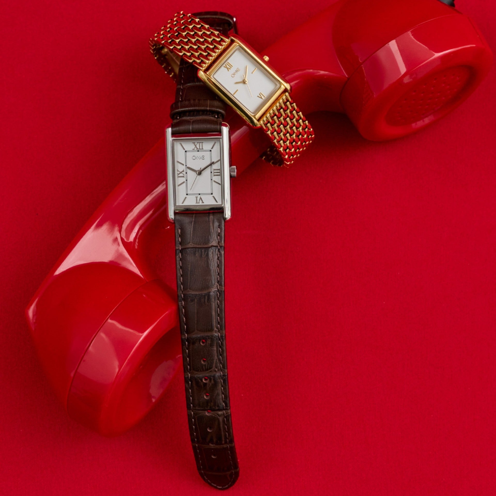 Relógio One Homem Rainier Brown Leather