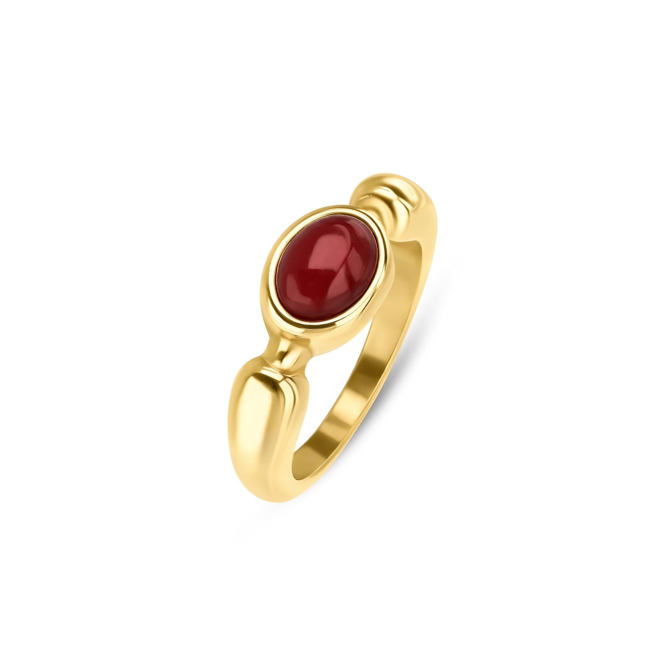 Anel One Senhora Red Flame Gold 6
