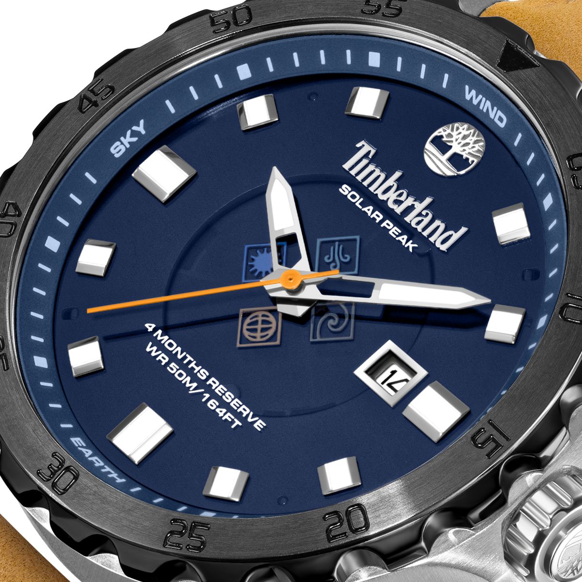 Relógio Timberland Solar Peak Azul