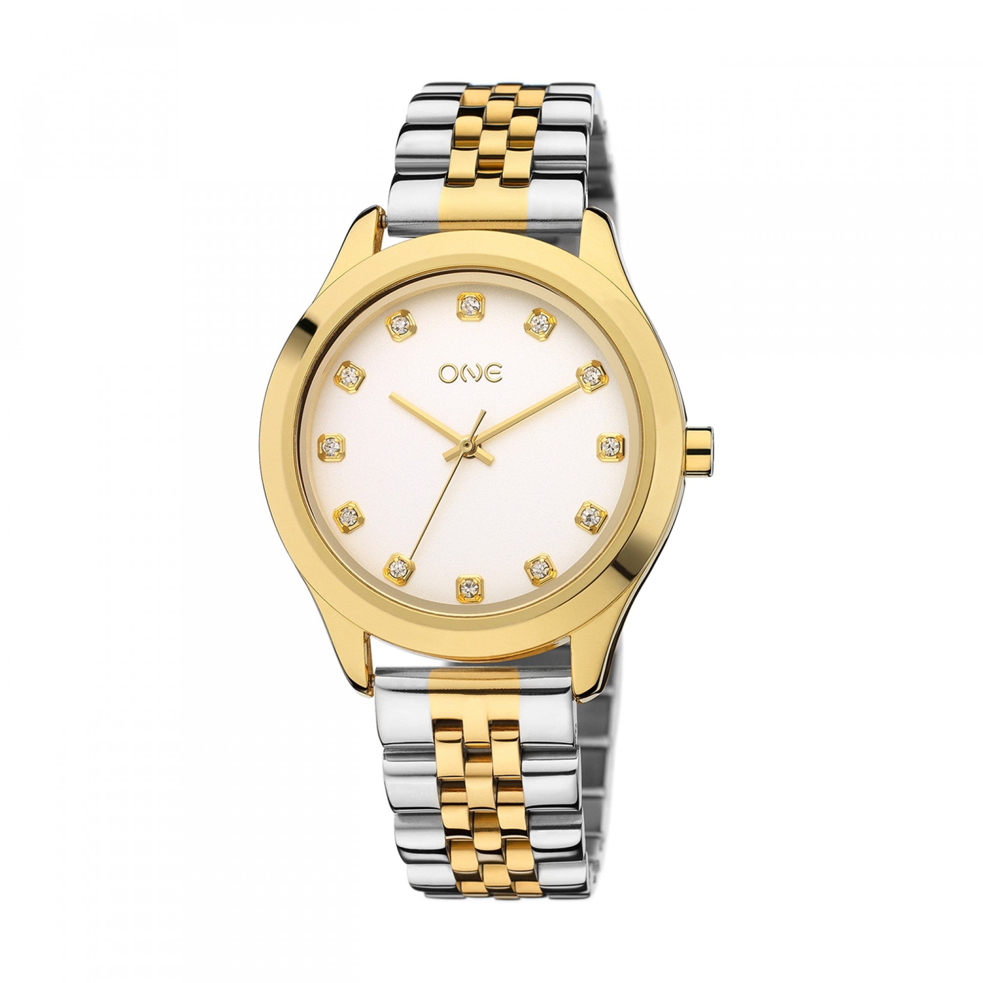 Relogio One Senhora Twin Bicolor Links