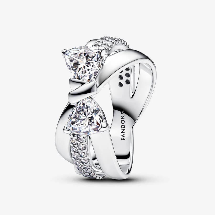 Anel Pandora Bow Sterling - Ana Joalheiros