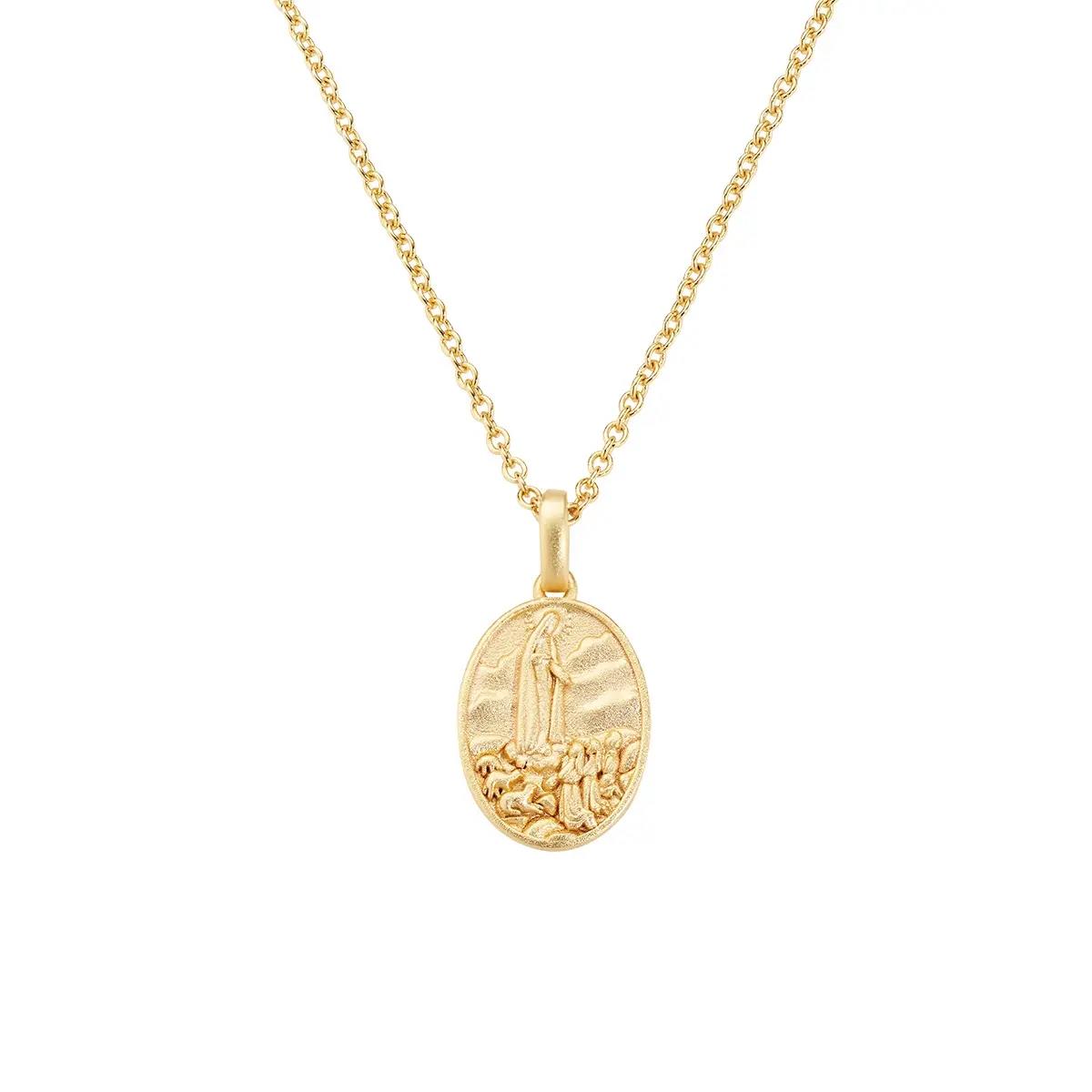 AMEN, (P) SACRED, COLAR GOLD PVD 40+5cm, PRATA 925 (3,00GR), SAGRADO - Ana Joalheiros
