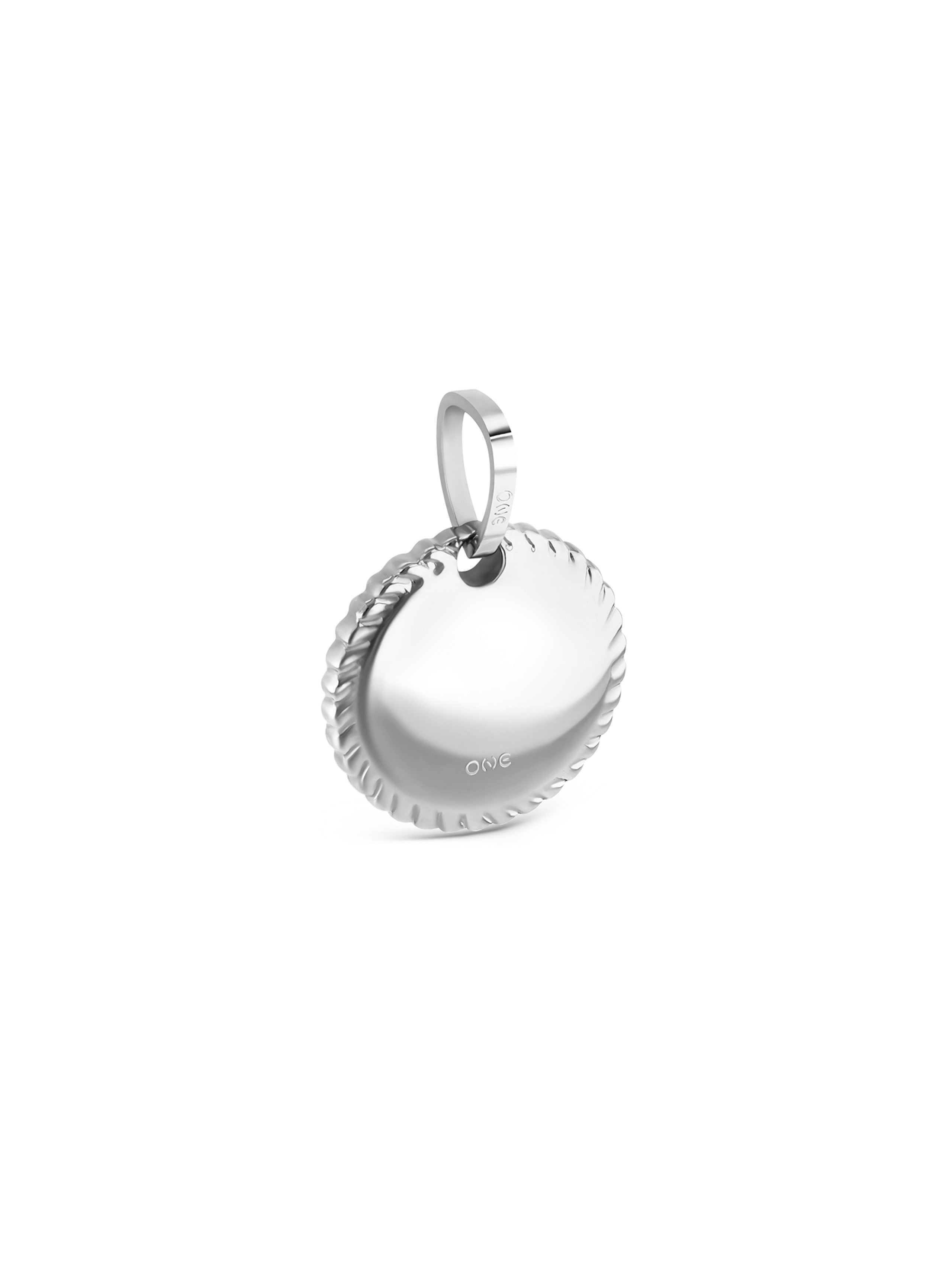 Charm One Energy Engrave Silver