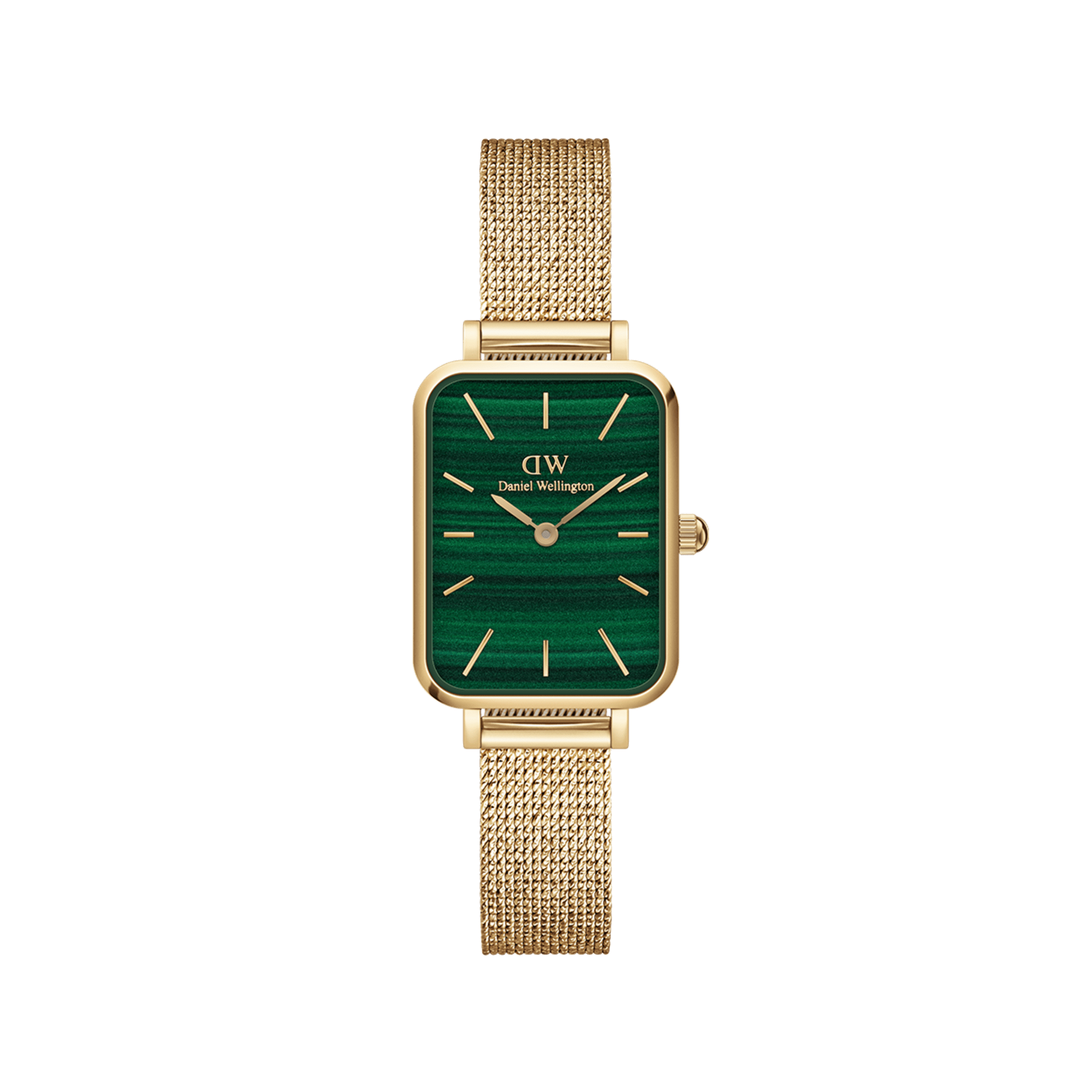 Relógio Daniel Wellington Quadro Pressed Evergold G Green - Ana Joalheiros