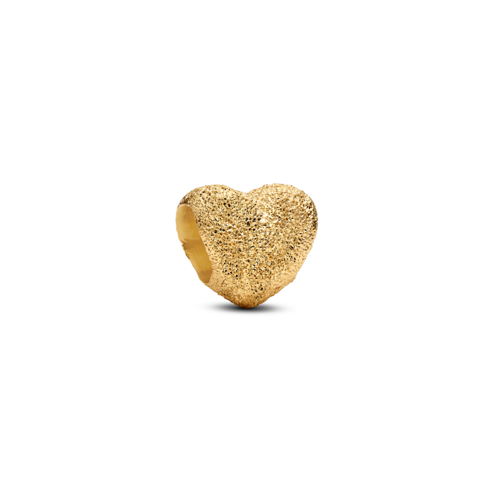 Conta Pandora Textured Heart