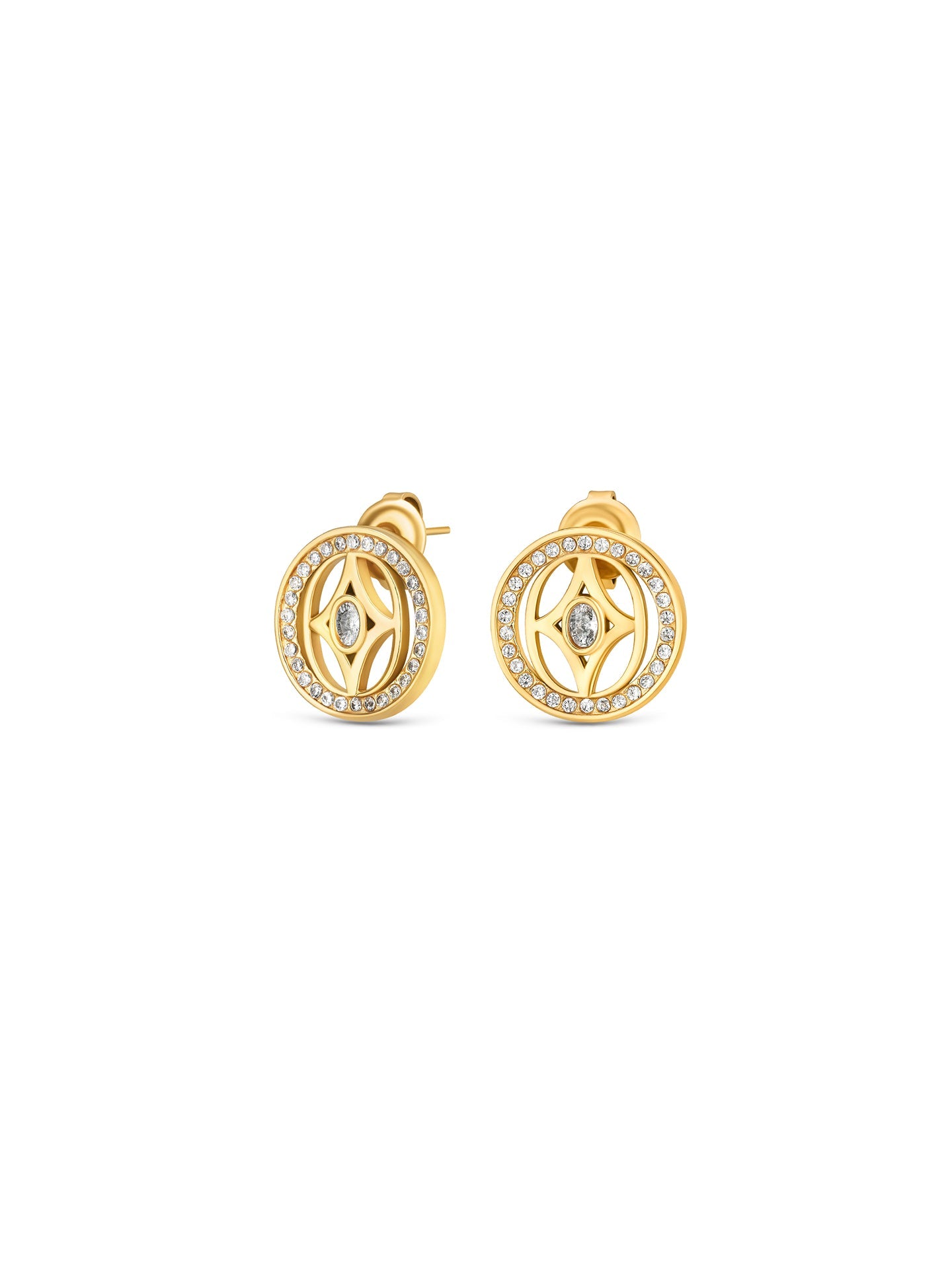 Brincos One Senhora Elena Brilliance Gold