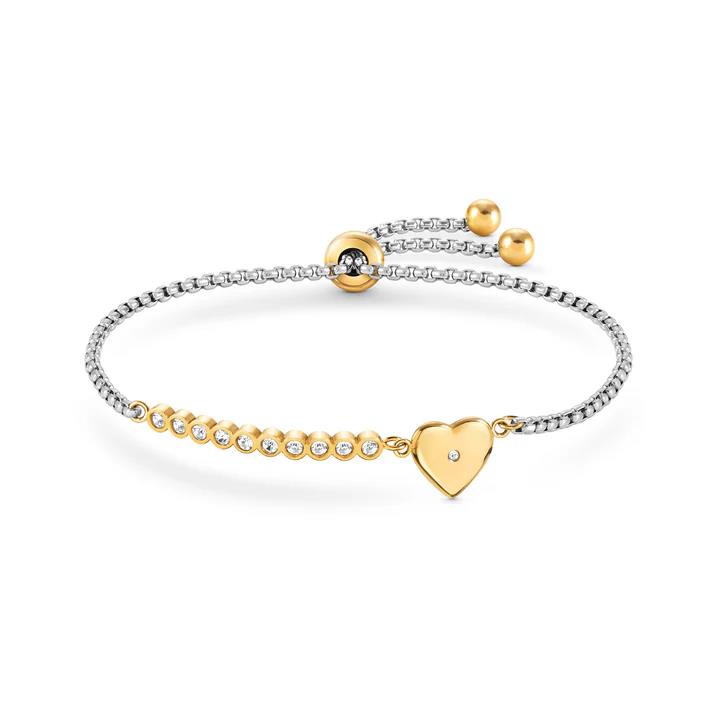Pulseira Nomination Milleluci Coração Dourado - Ana Joalheiros