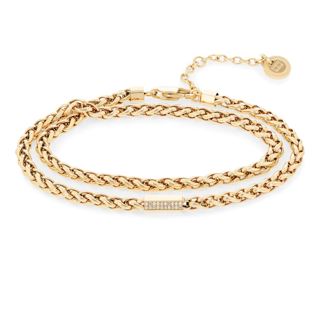 Pulseira Tommy Hilfiger Dupla - Ana Joalheiros