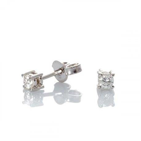 Brincos Davite & Delucchi Ouro18KT OB BRINCO SOLITARO DIA-0.20ct - Ana Joalheiros