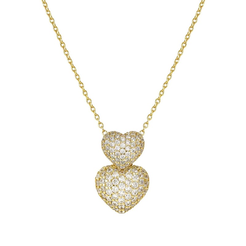 Brincos Nomination Lifepoetry Duplo coração