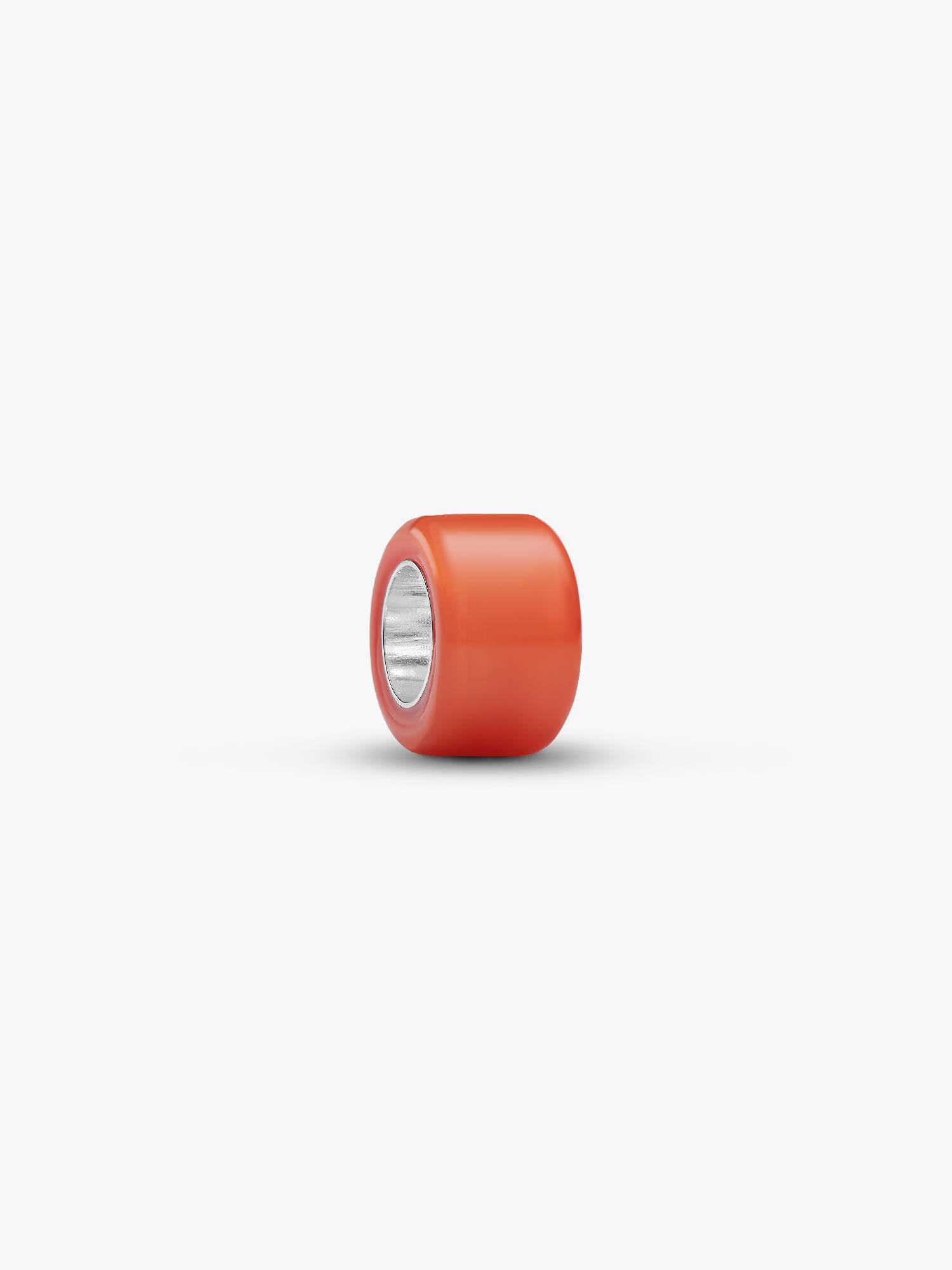 Charm Mini Pandora Orange Murano Glass