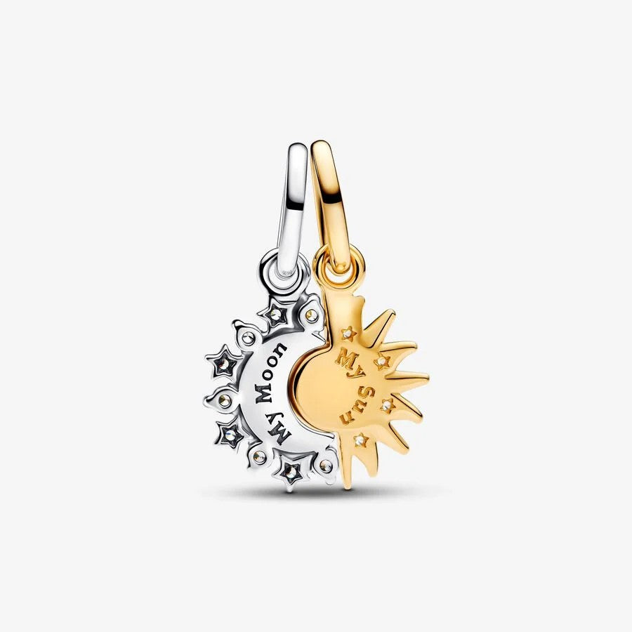 Charm Pandora Divisel Sol e a Lua - Ana Joalheiros