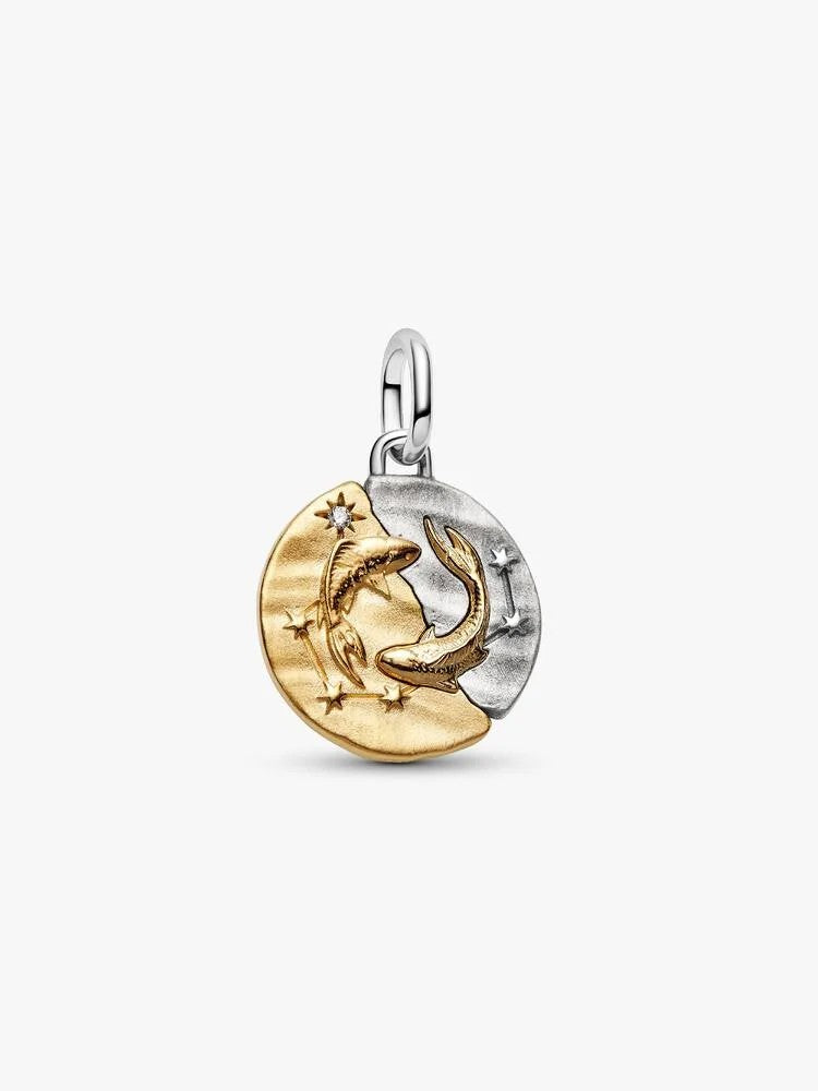 Medalha Pandora Peixes Zodiac