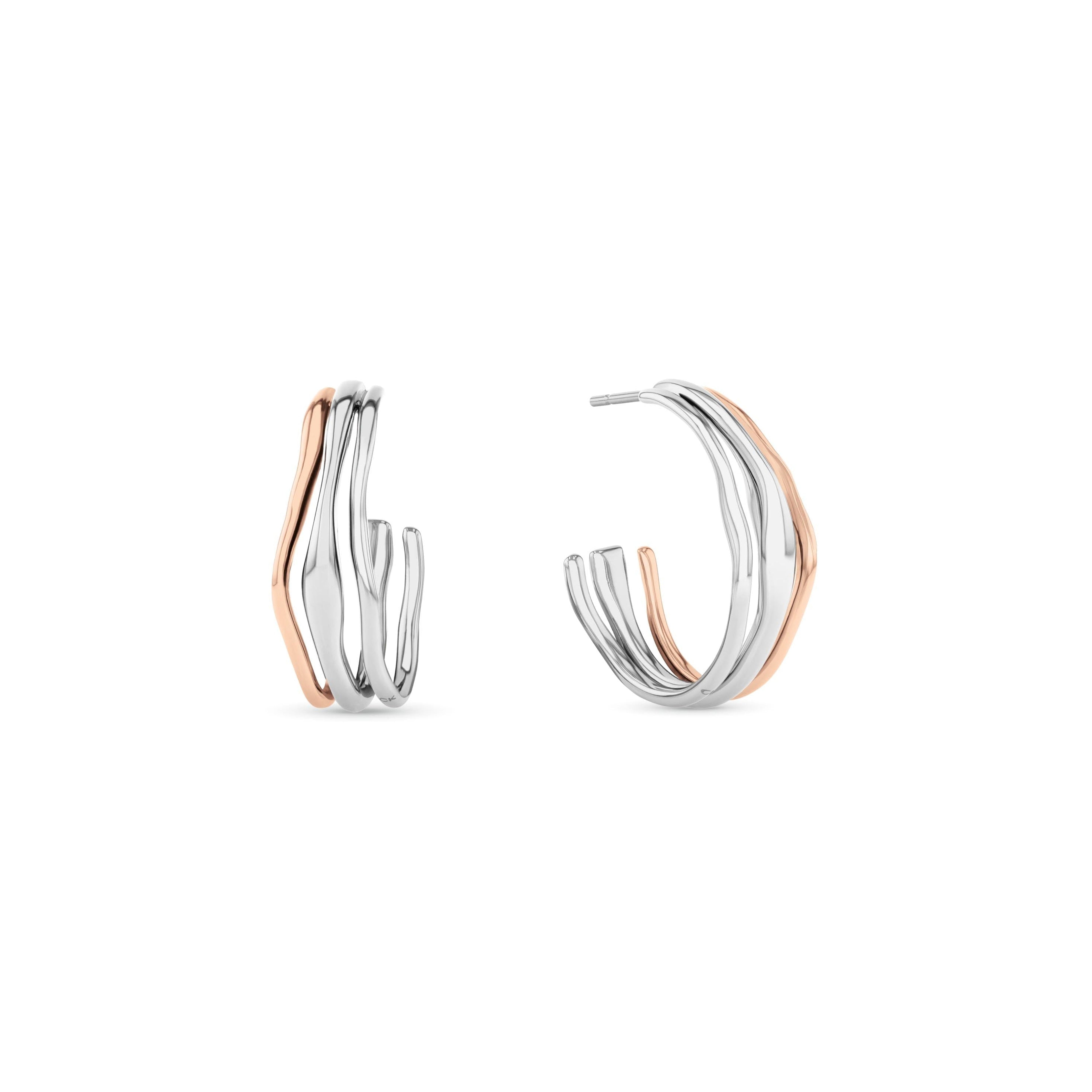Brincos Clavin Klein Wavy