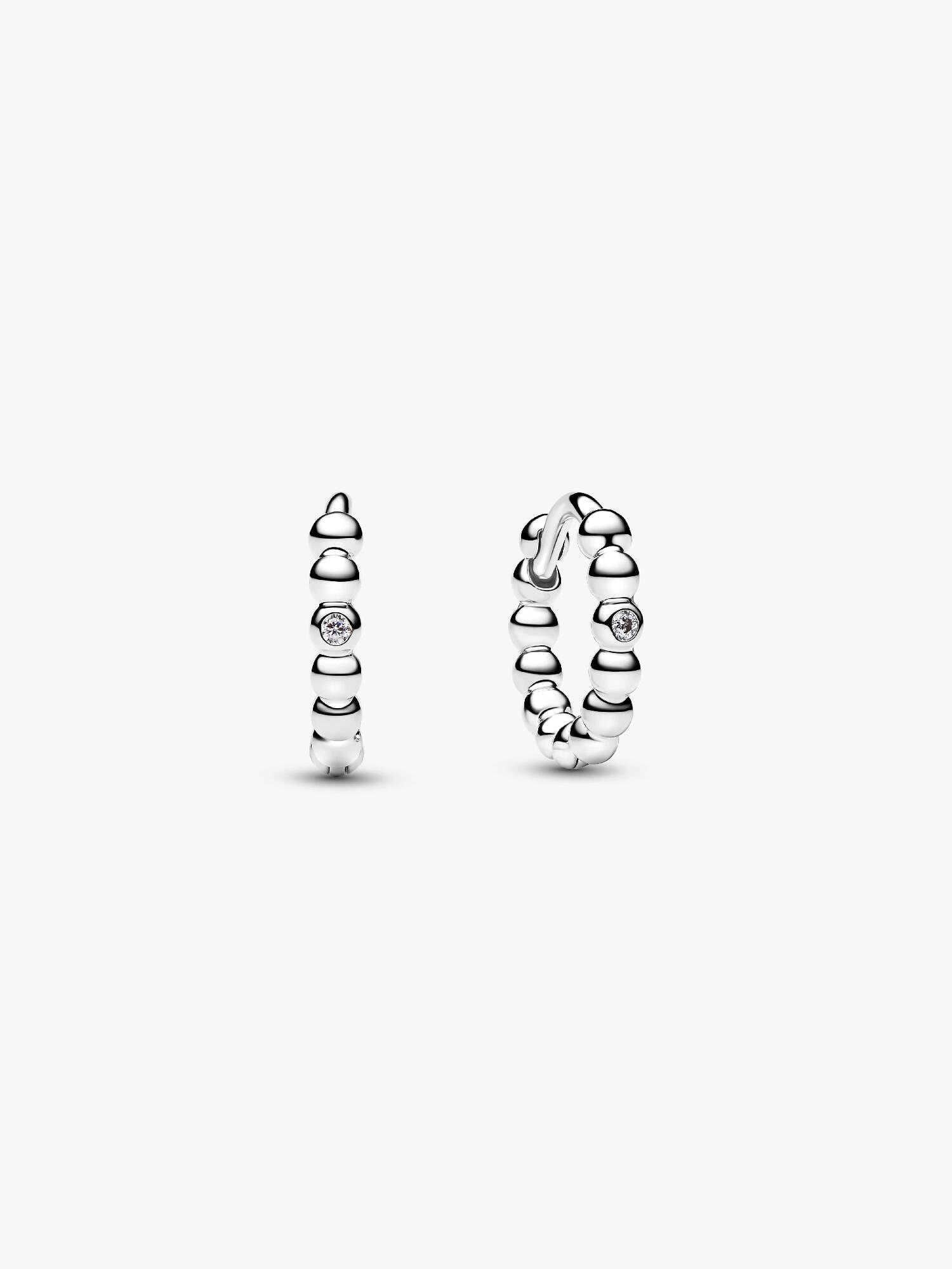 Brincos Pandora Sterling Silver Huggie