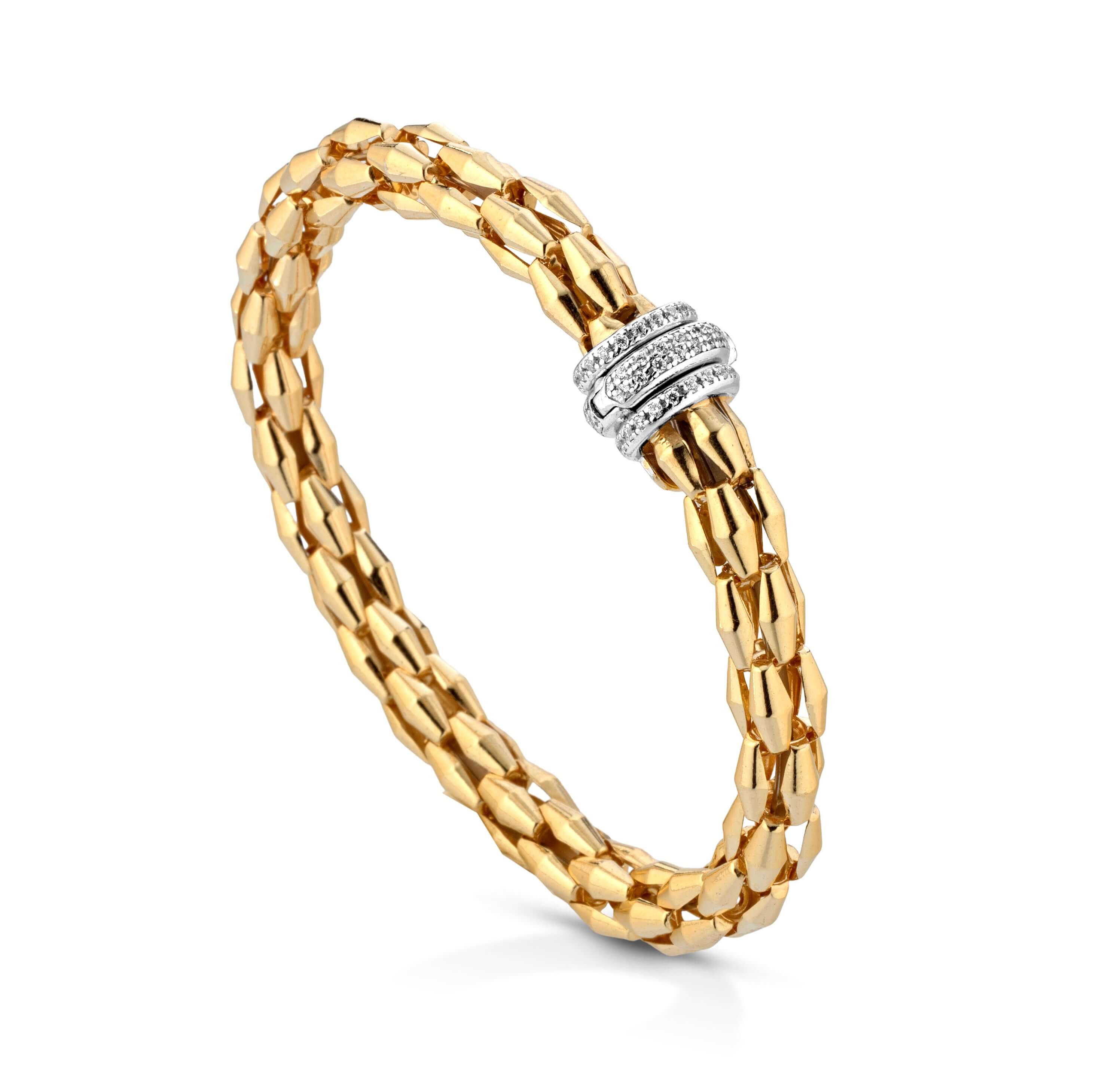 Pulseira Soara Espiga Pevide Bicolor - Ana Joalheiros