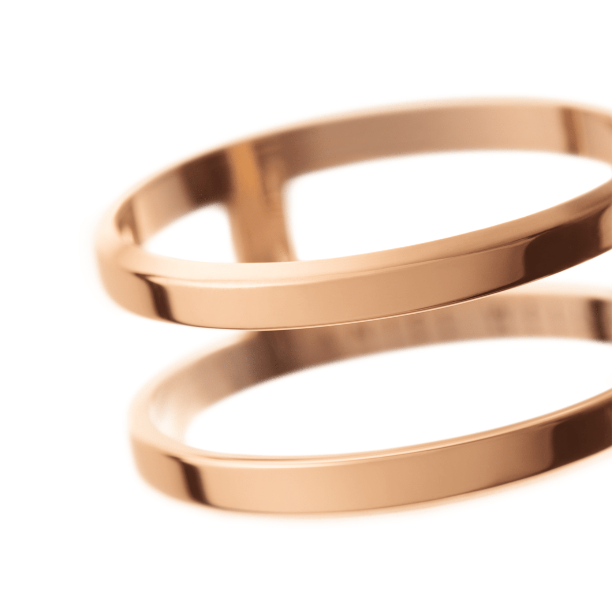 Anel Daniel Wellington Elan Dual Cobreado