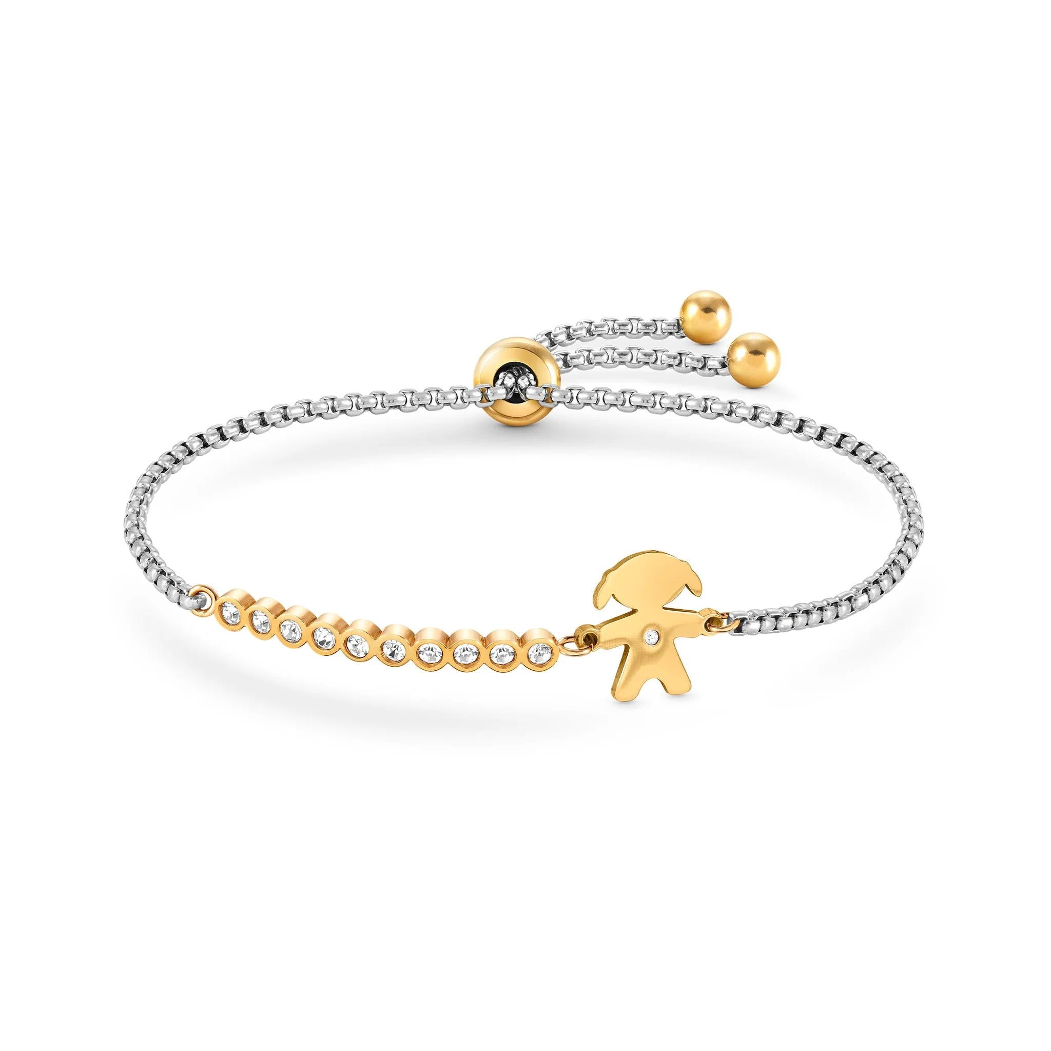 Pulseira Milleluci Menina Dourado - Ana Joalheiros