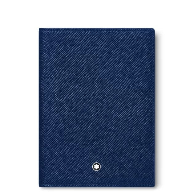 MONT BLANC CARTEIRA Sarotorial Passaport Holder Blue - Ana Joalheiros