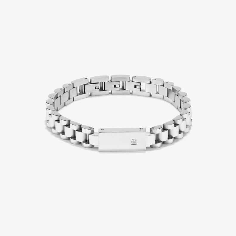 Pulseira Homem Gourmette Prata