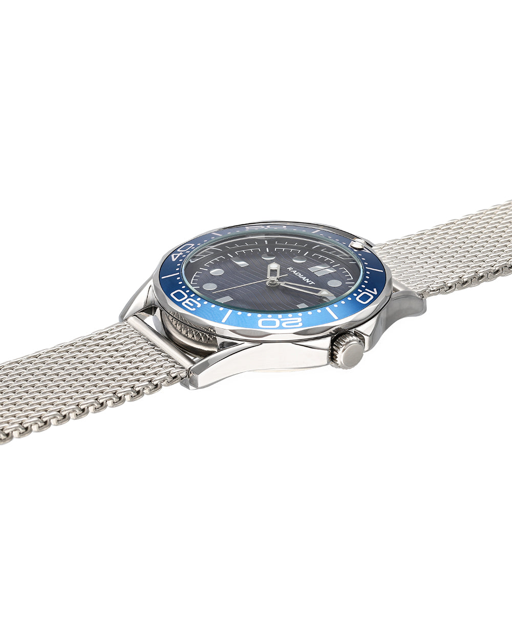 Relógio Radiant Homem Chris Azul Bracelete Prate