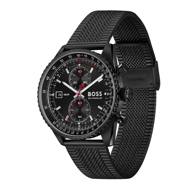 Relógio Boss Skytraveller Preto