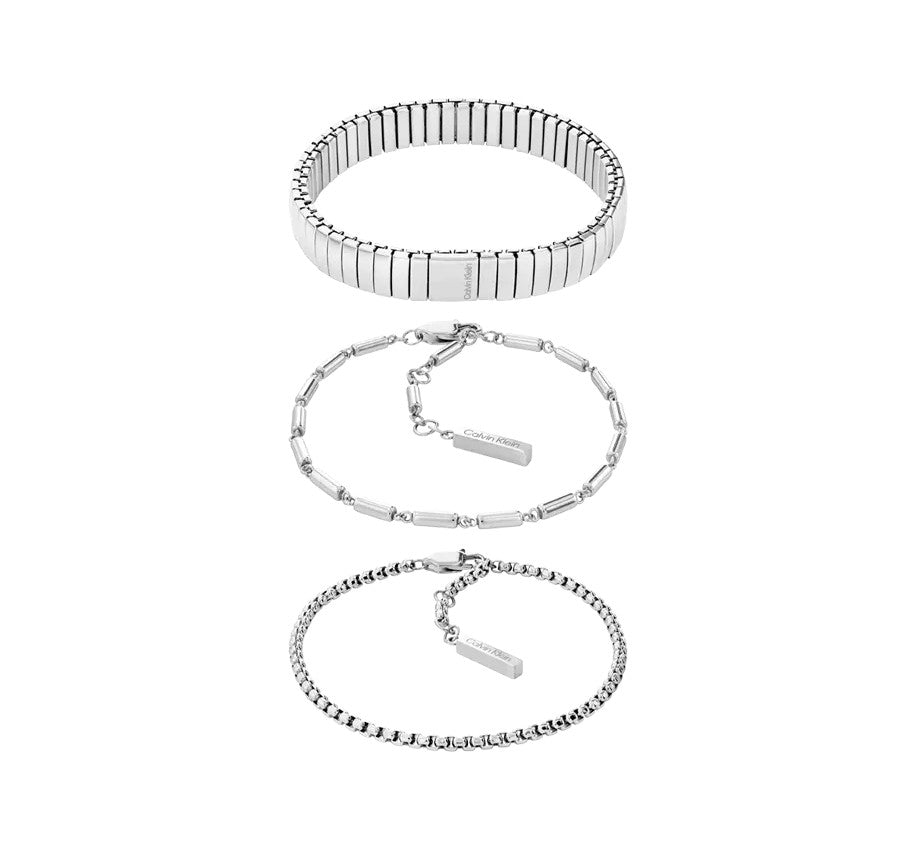 Set Pulseiras Calvin Klein Stacked