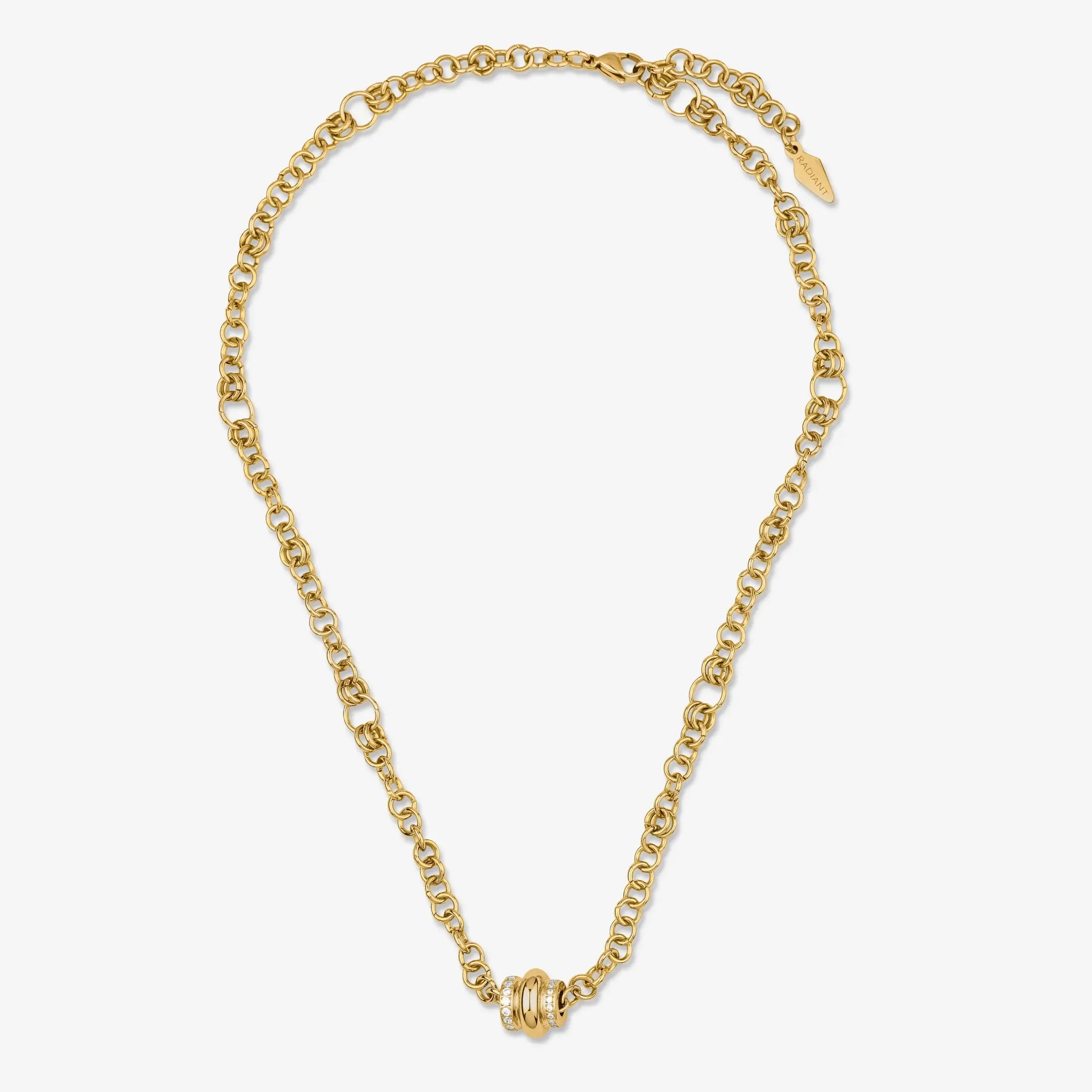 Colar Radiant By Jewels  Mulher Frost Dourado