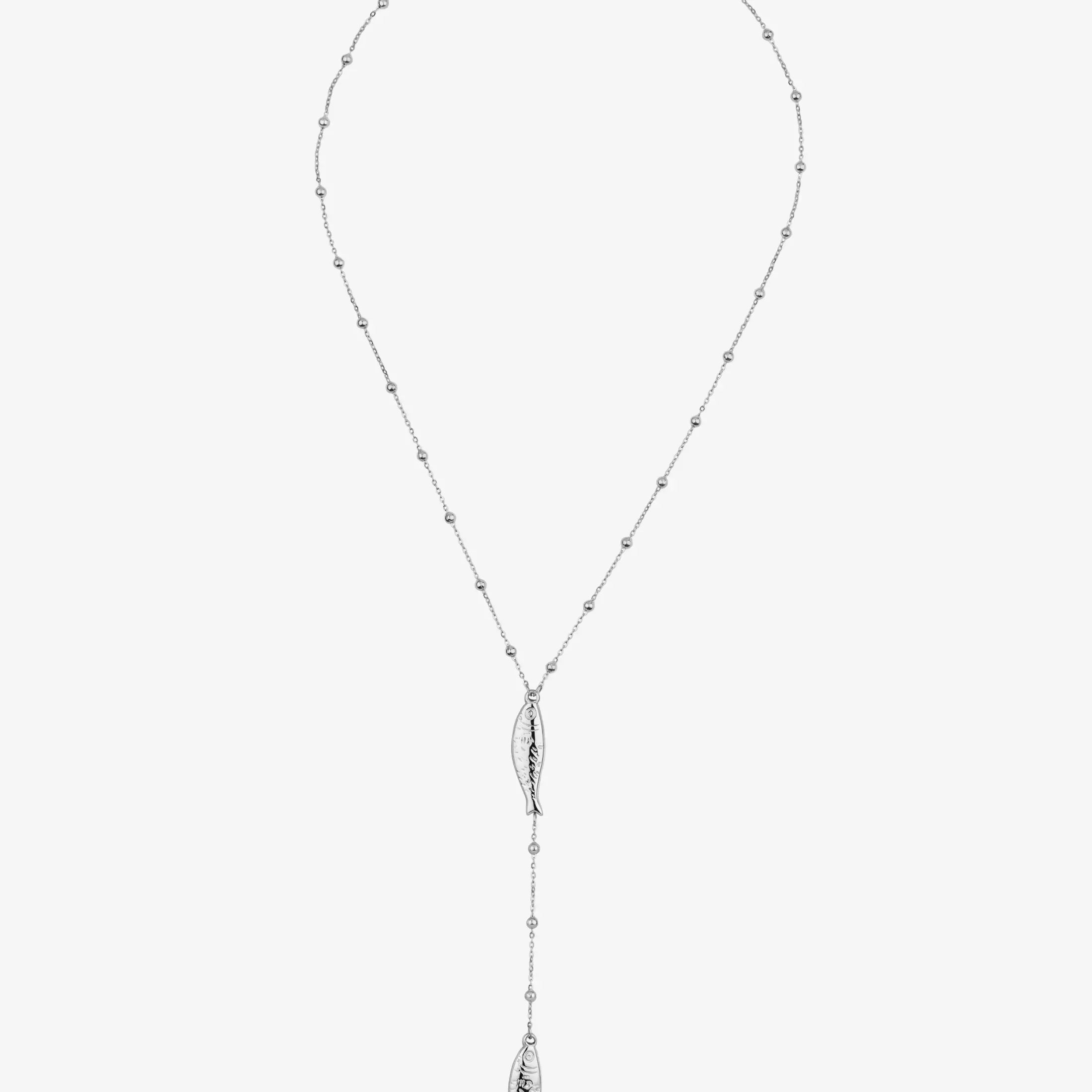 Colar Radiant By jewels  Mulher Sea Vertical Prateado