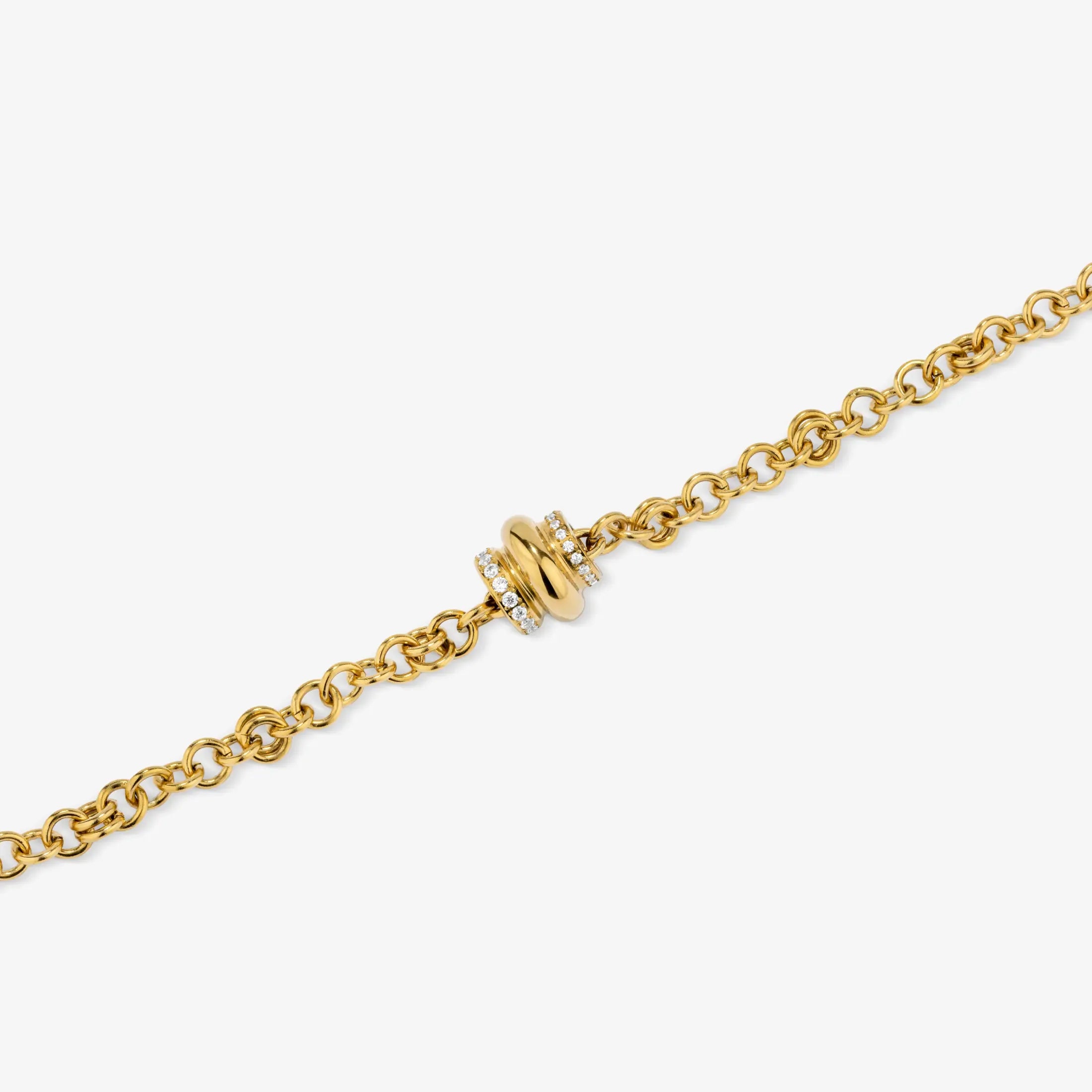 Pulseira Radiant By Jewels Mulher Frost Dourada