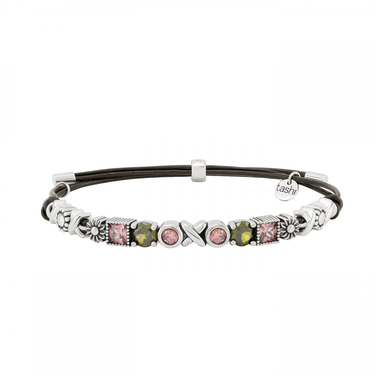 Pulseira Tashi Hawaii Verde e Rosa