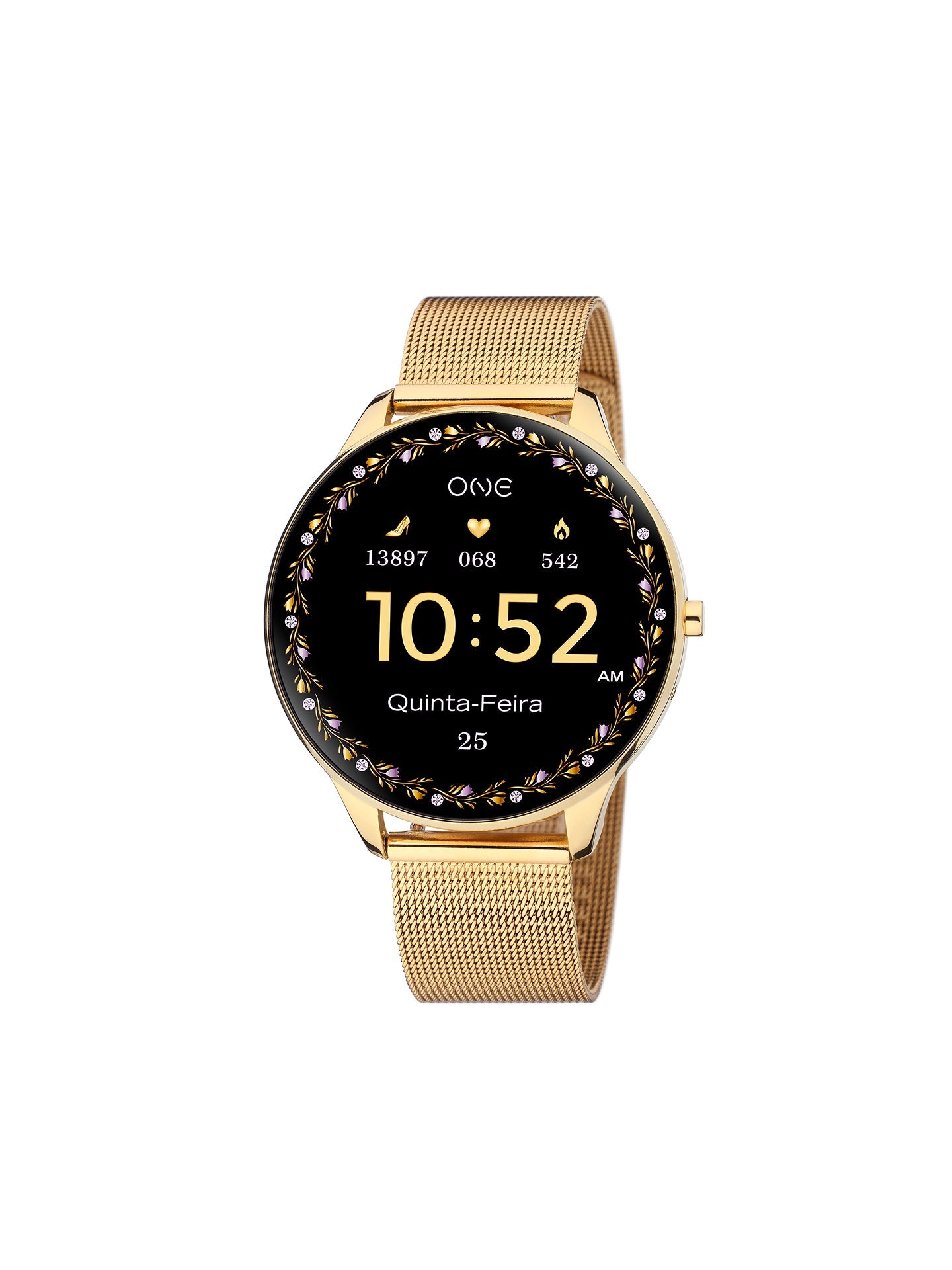 Smartwatch One Slim Gold Mesh