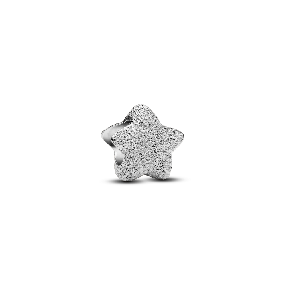 Conta Pandora Star Textured Sterling