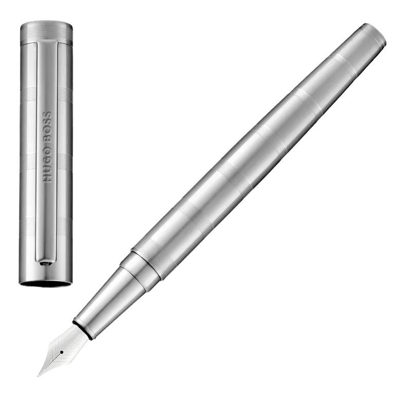 Caneta Hugo Boss Aparo Loop Stripes Chrome