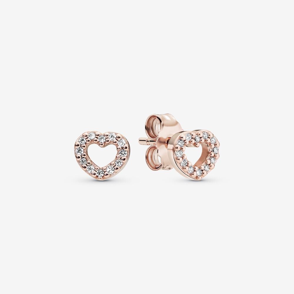 Brincos Pandora Rose Captured Hearts - Ana Joalheiros