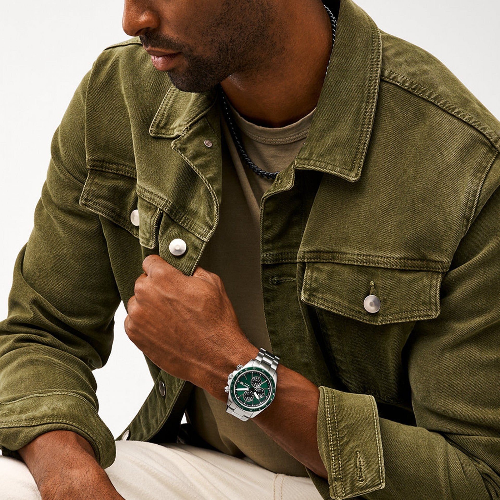 Fossil Autocross Green Watch