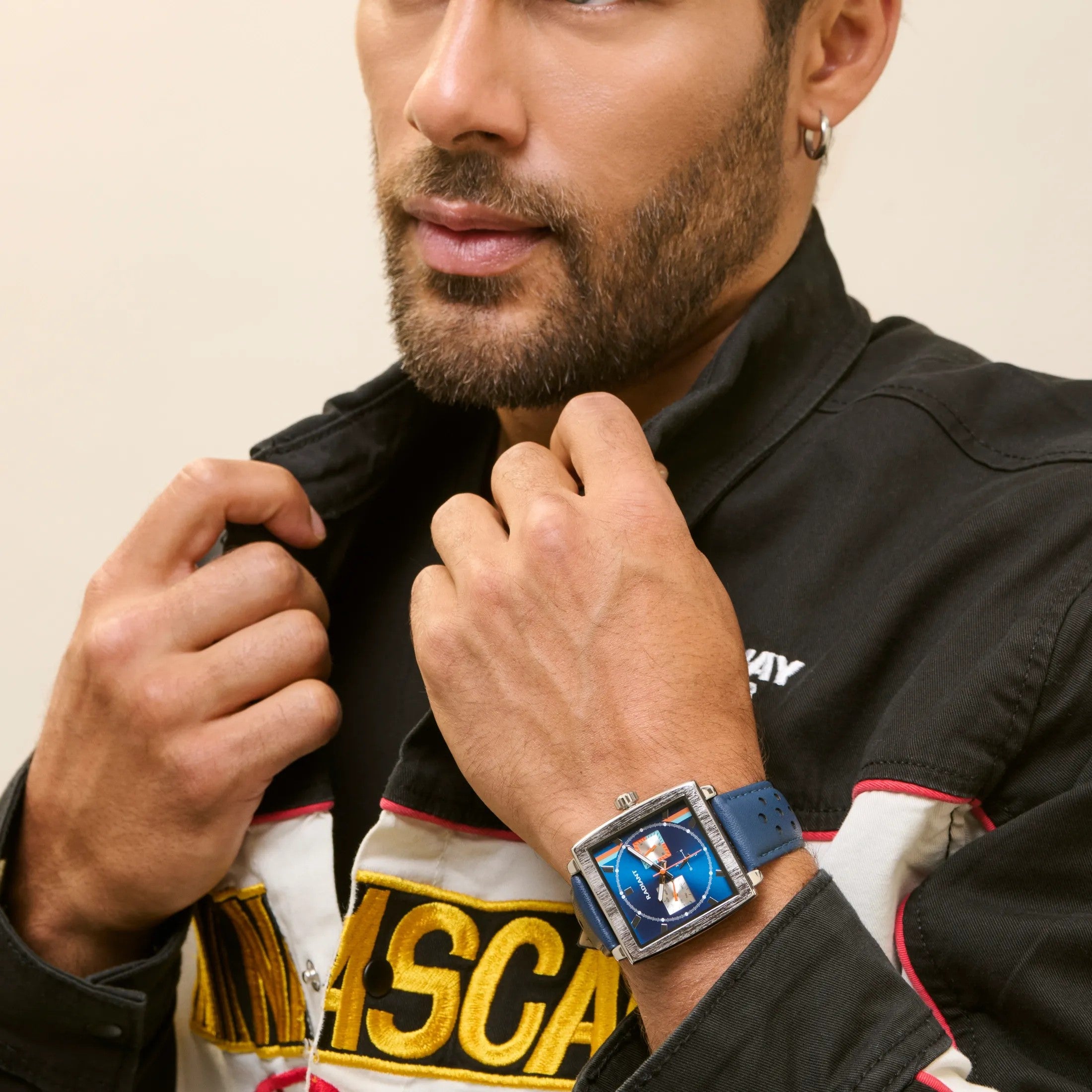 Relógio Radiant Homem Steve McQueen Bracelete Az