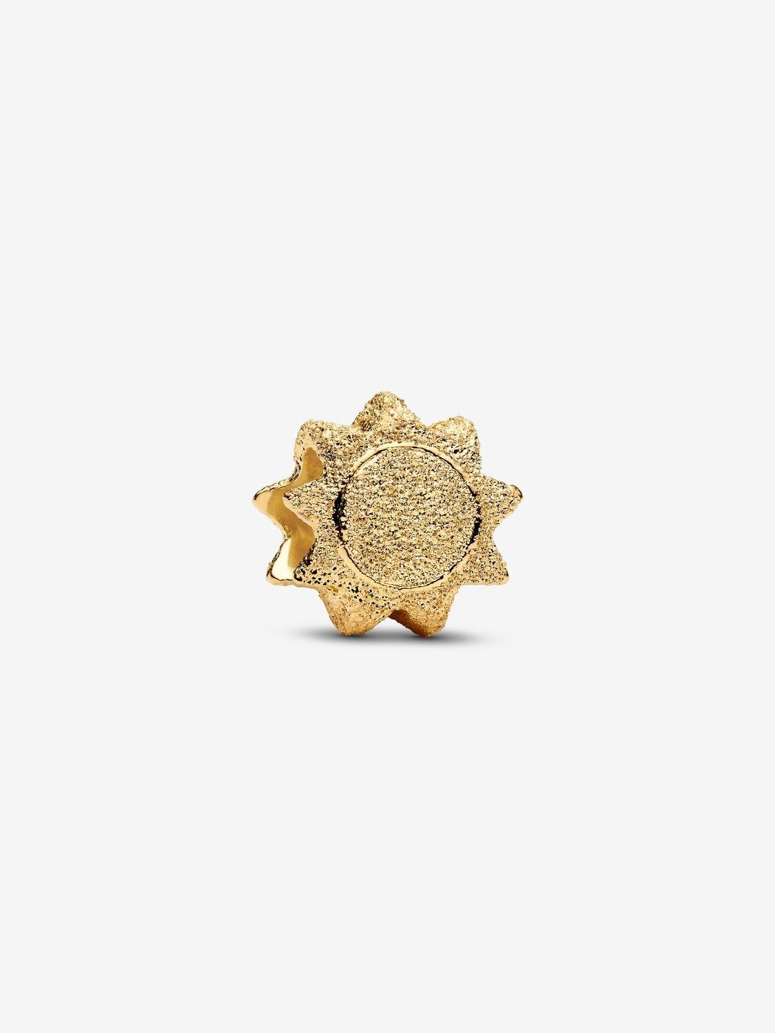 Mini Conta Pandora Sol Texturada
Revestimento de ouro 14k - Ana Joalheiros