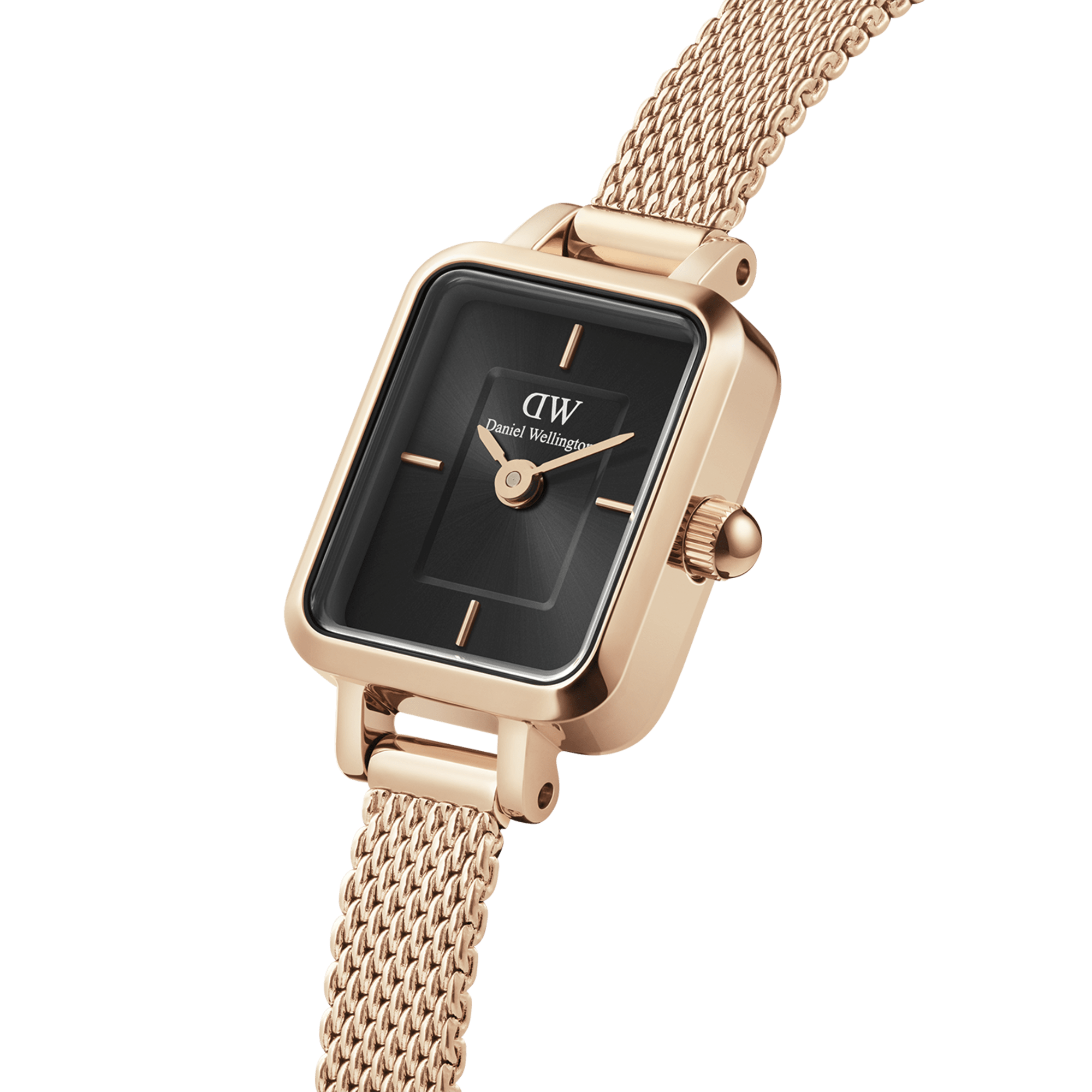 RELOGIO Daniel Wellington Quadro Mini Melrose Onyx