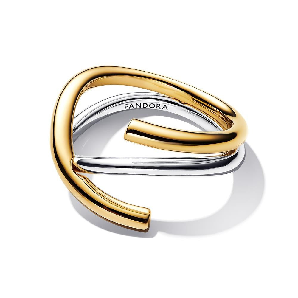 Anel Pandora Organically Double Ring