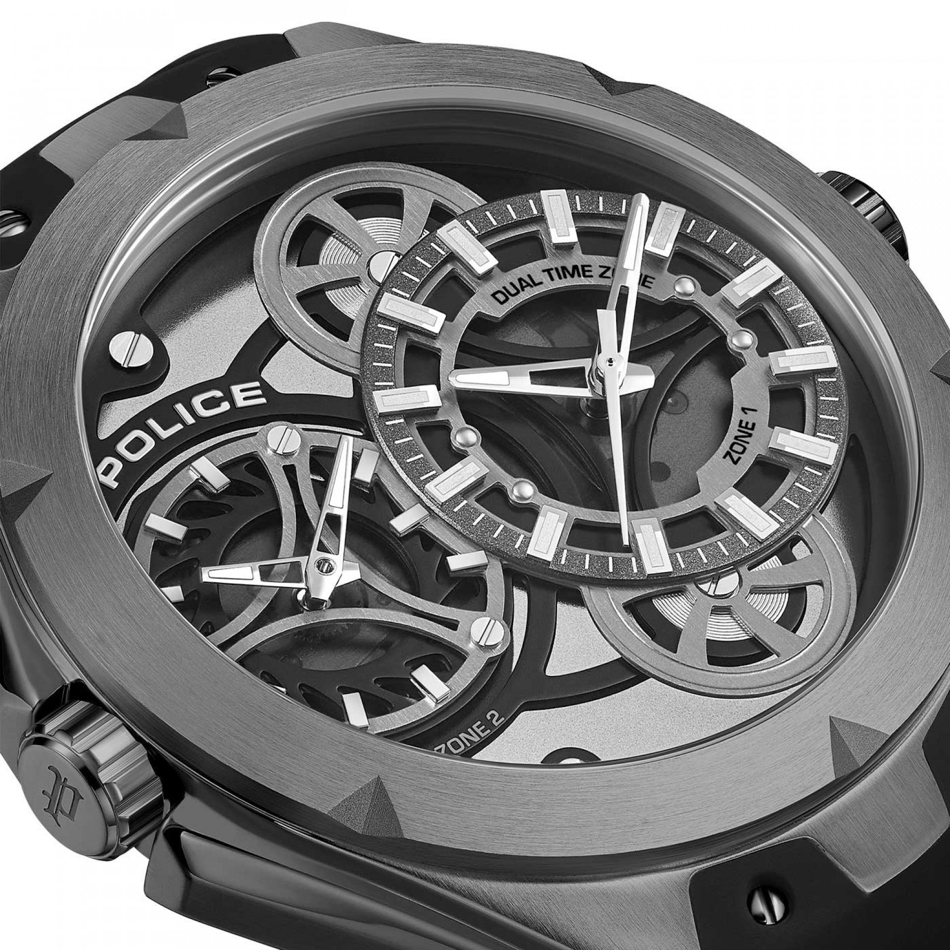 Black Police Scepter Watch