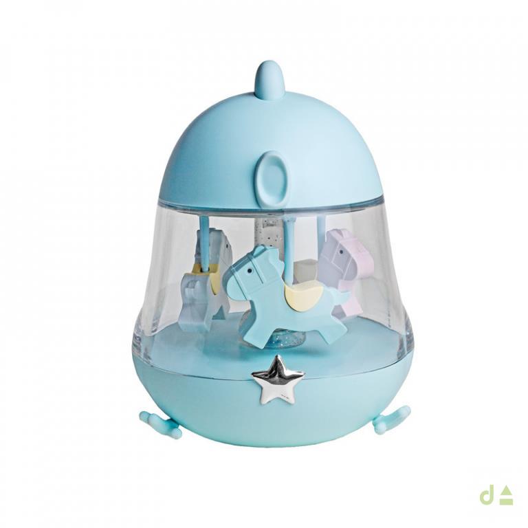 BIBELOT CARROSSEL URSO AZUL C/ CINTA
