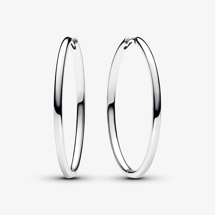 Brincos Pandora Sterling Hoop - Ana Joalheiros