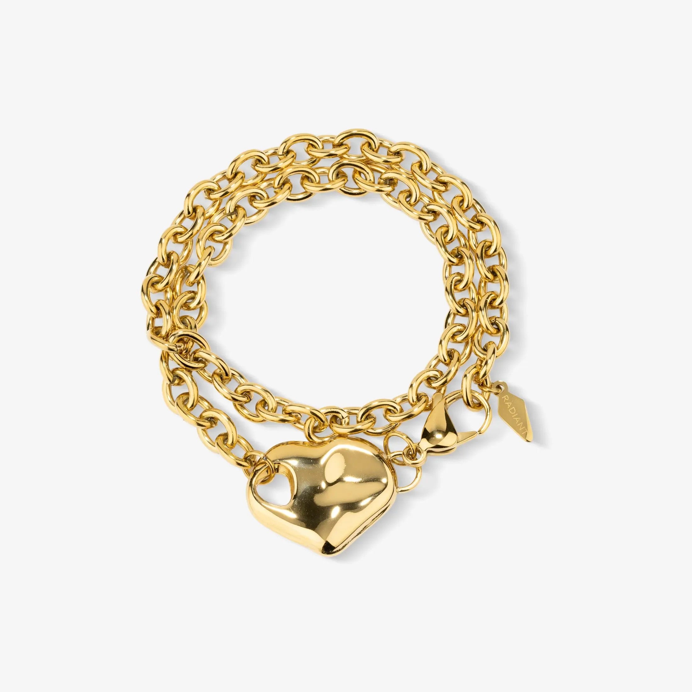 Pulseira Radiant By Jewels  Center Coração