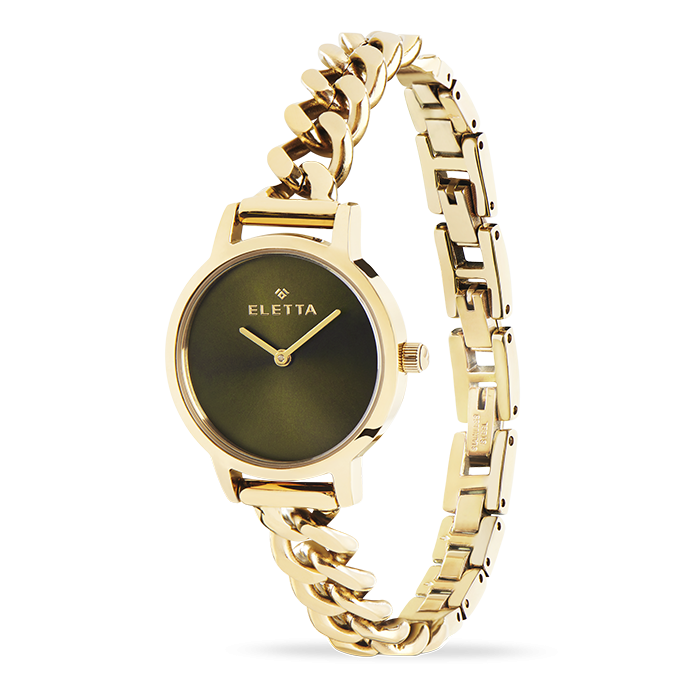 Eletta Gold Olive Watch